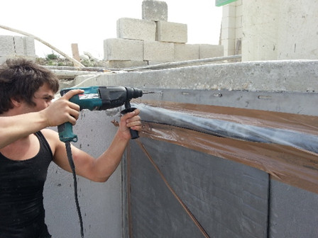 Installationsanleitung f&uuml;r Kachelbecken in Textform