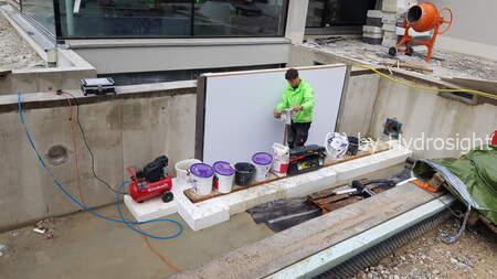 1. Glaswände - Festlager