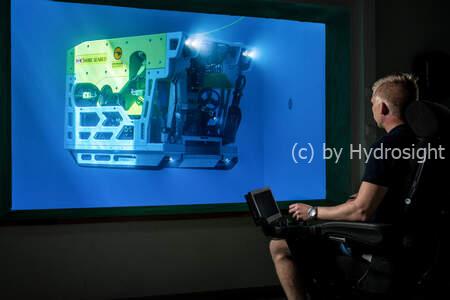 Hublot de Contrôle pour Bassin d'Essai & Recherche Subaquatique (ROV)