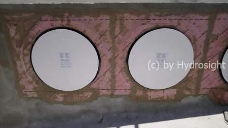 Images of round windows for tiled pools (before tiling) | Hydrosight