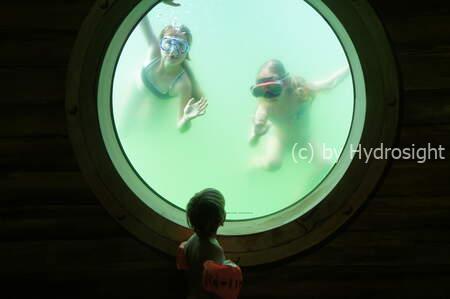 Ronde Onderwaterramen & Zwembad Patrijspoorten