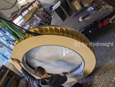 Sichtfenster für Reinwasserbehälter (KTW / DVGW): Projekt SEBES