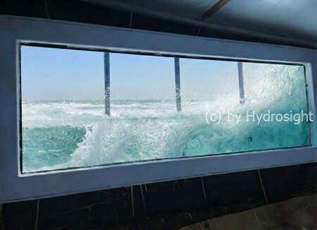 Passengers on the tour aboard the former fishing boat can enjoy the view of the sea and even see underwater.